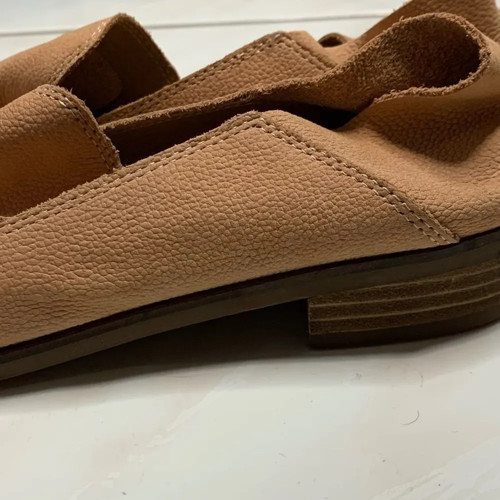 Lucky Brand Peach Leather Loafers